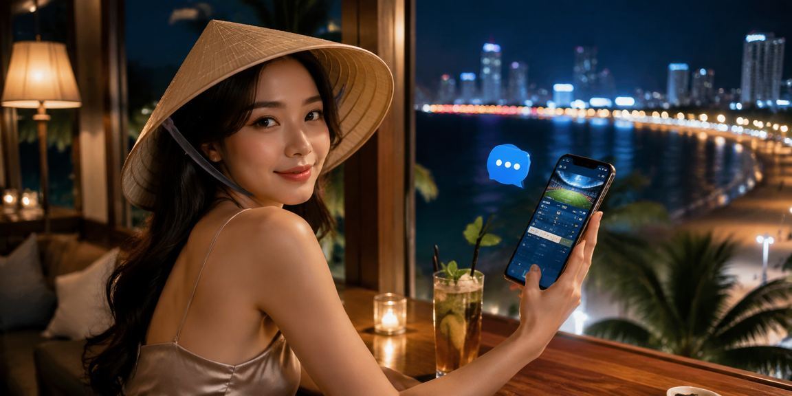 Người dùng VIP tại Nha Trang đội nón lá xem thưởng và thanh toán trên 95win