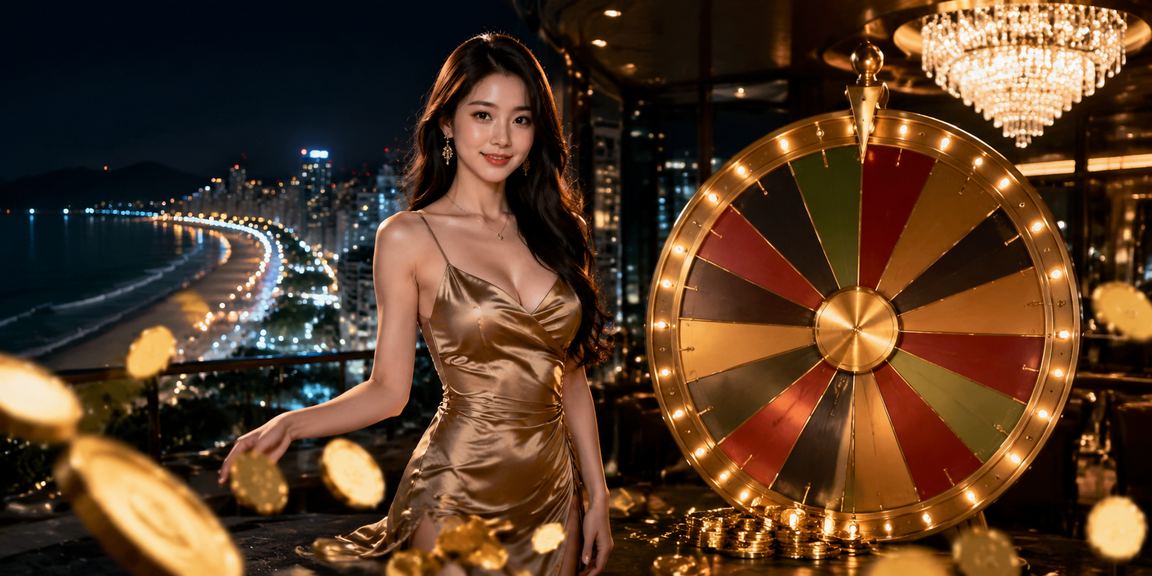 Người chơi tại Vũng Tàu thư giãn với roulette bên bờ biển buổi tối